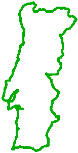 mapa Portugalii